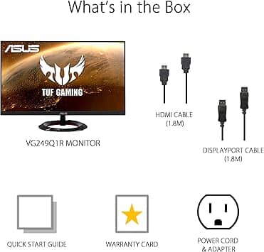 ASUS VG249Q1R Monitors New