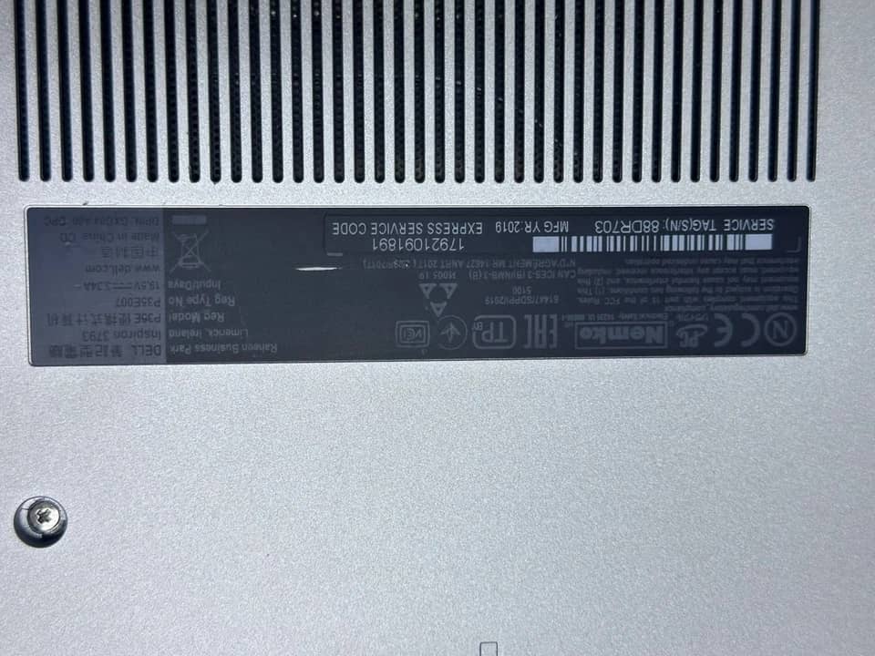 Dell Inspiron 3793 Computers 1TB 8GB Used - Good