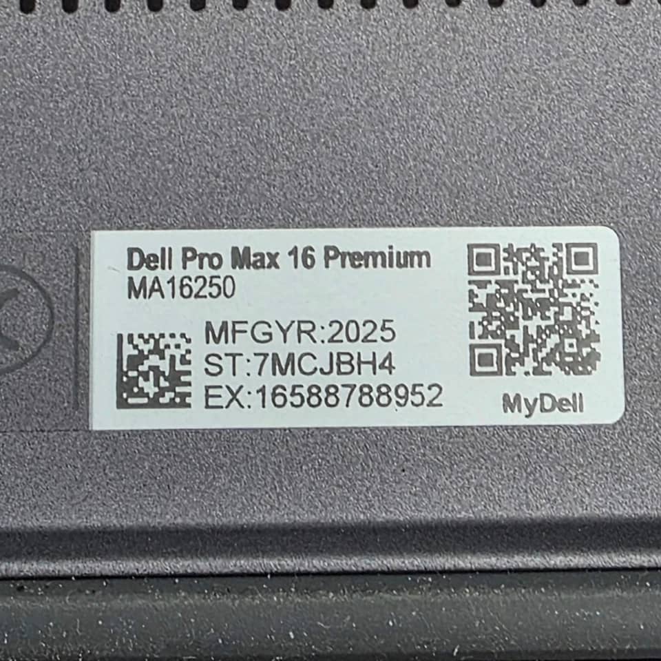Dell Pro Max 16 Premium Computers 1TB 64GB Refurbished - Excellent