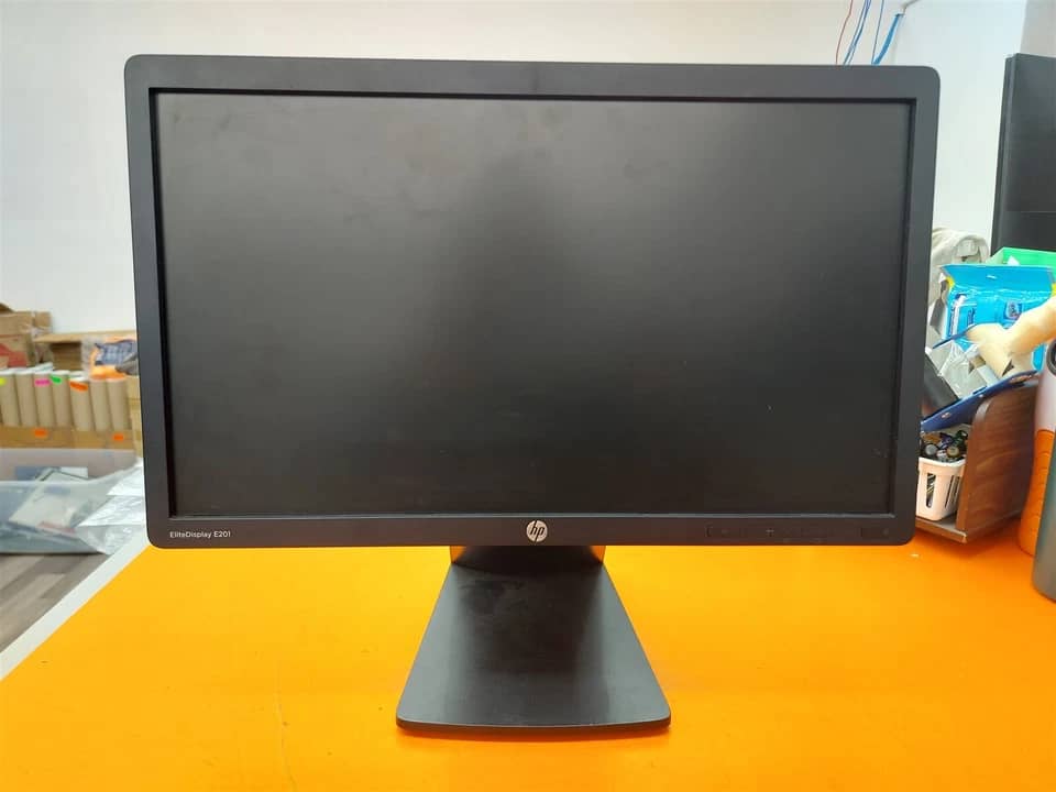 HP E201 Monitors Black Used - Good