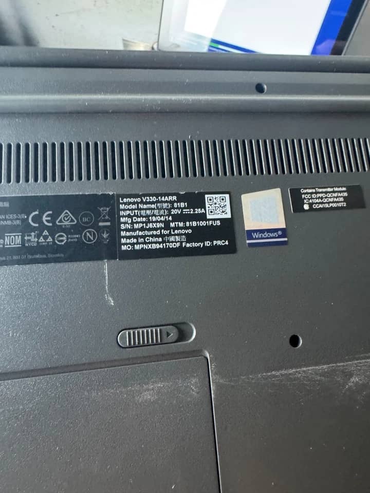 Lenovo V330 Computers 256GB 12GB Refurbished - Acceptable
