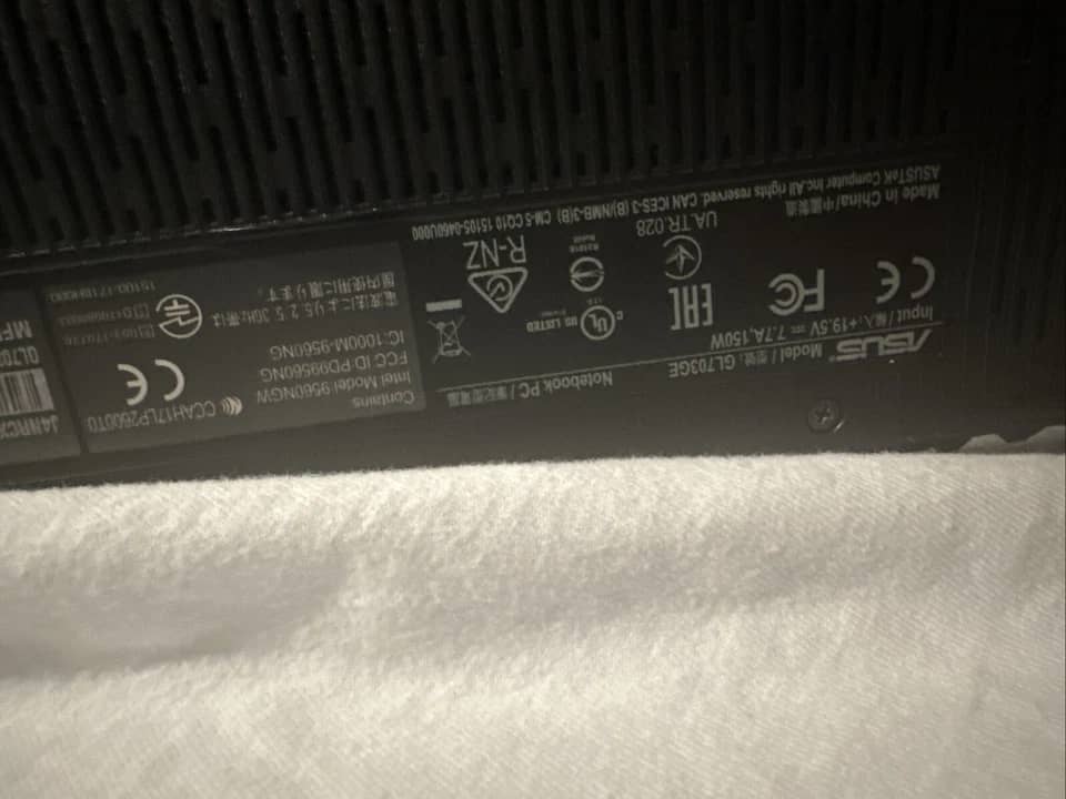 ASUS ROG Strix GL703GE Computers 256GB 16GB Used - Good