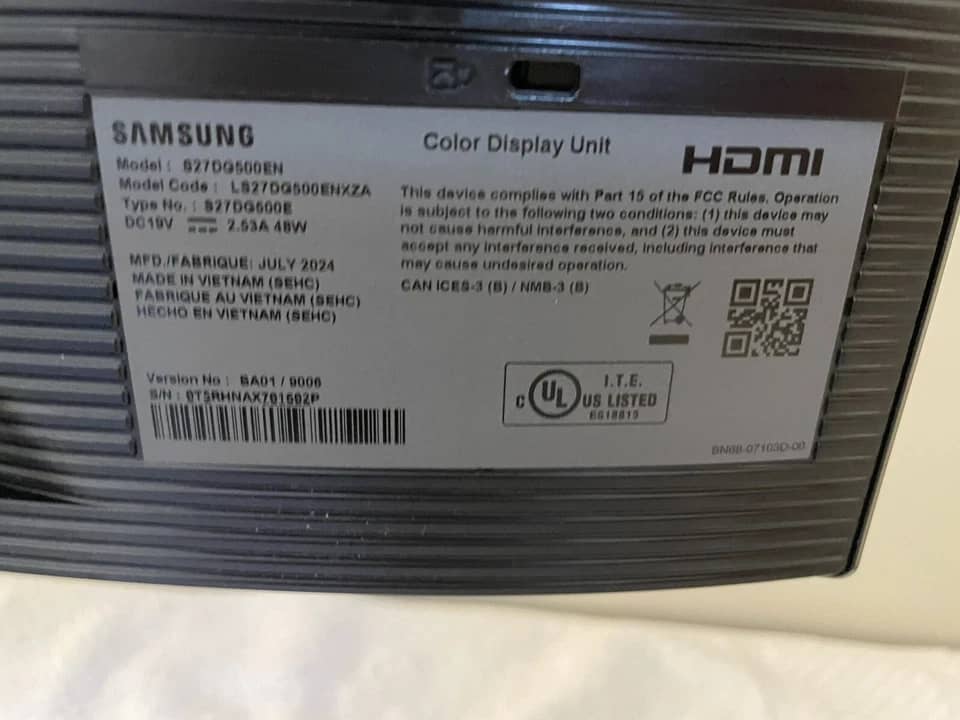 Samsung LS27DG500E Monitors New