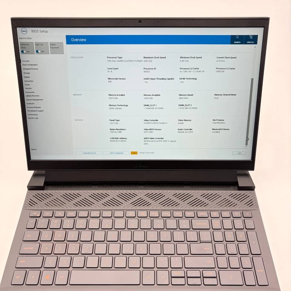Dell G15 5520 Computers 1000GB 16GB Refurbished - Excellent