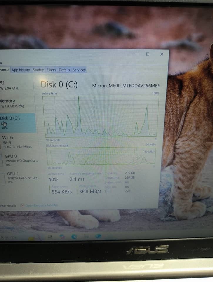 ASUS Vivobook K501UW Computers 512GB 8GB Used - Good