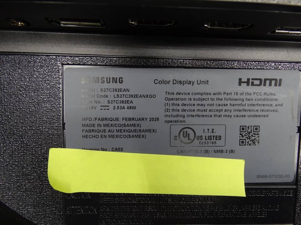 Samsung S27C394EAN Monitors Open-Box Excellent