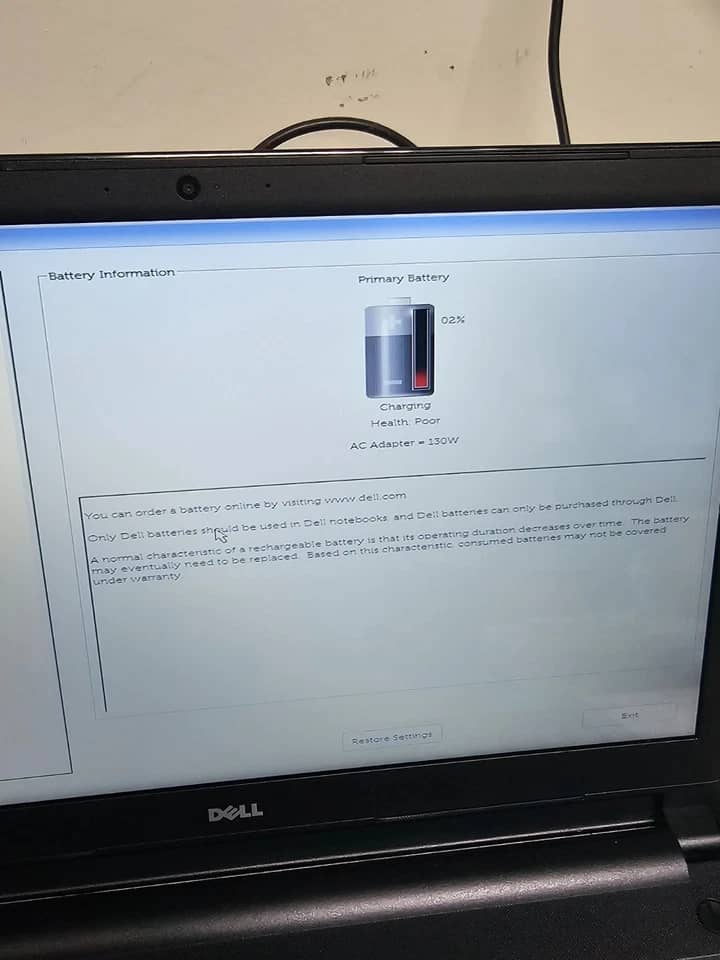 Dell Inspiron 5566 Computers 250GB 8GB Used - Good