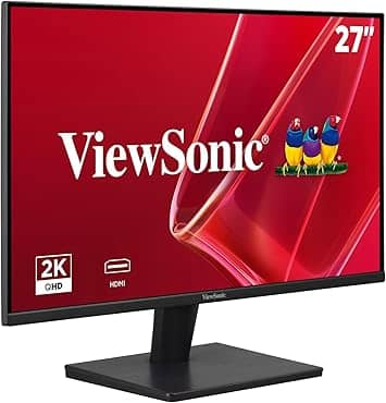 ViewSonic VA2715-2K-MHD Monitors Black New