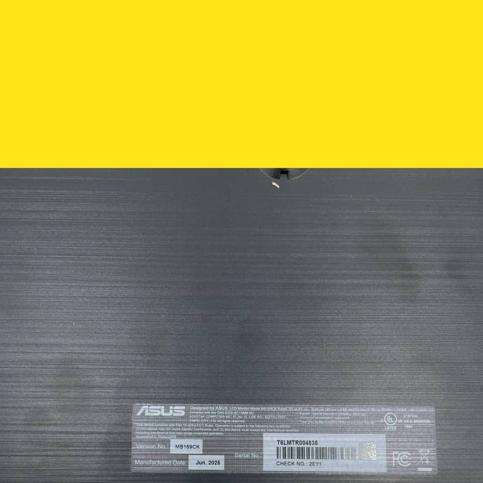 ASUS MB169CK Monitors For parts or not working