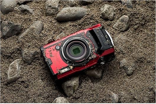 OM SYSTEM Tough TG-6 Digital Cameras Black Body Only Used - Good