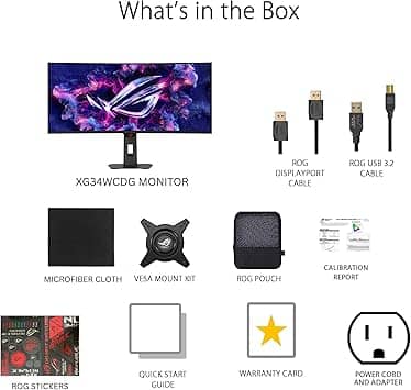 ASUS XG34WCDG Monitors New
