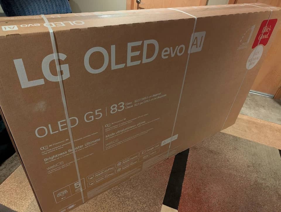LG g5 TVs Black New