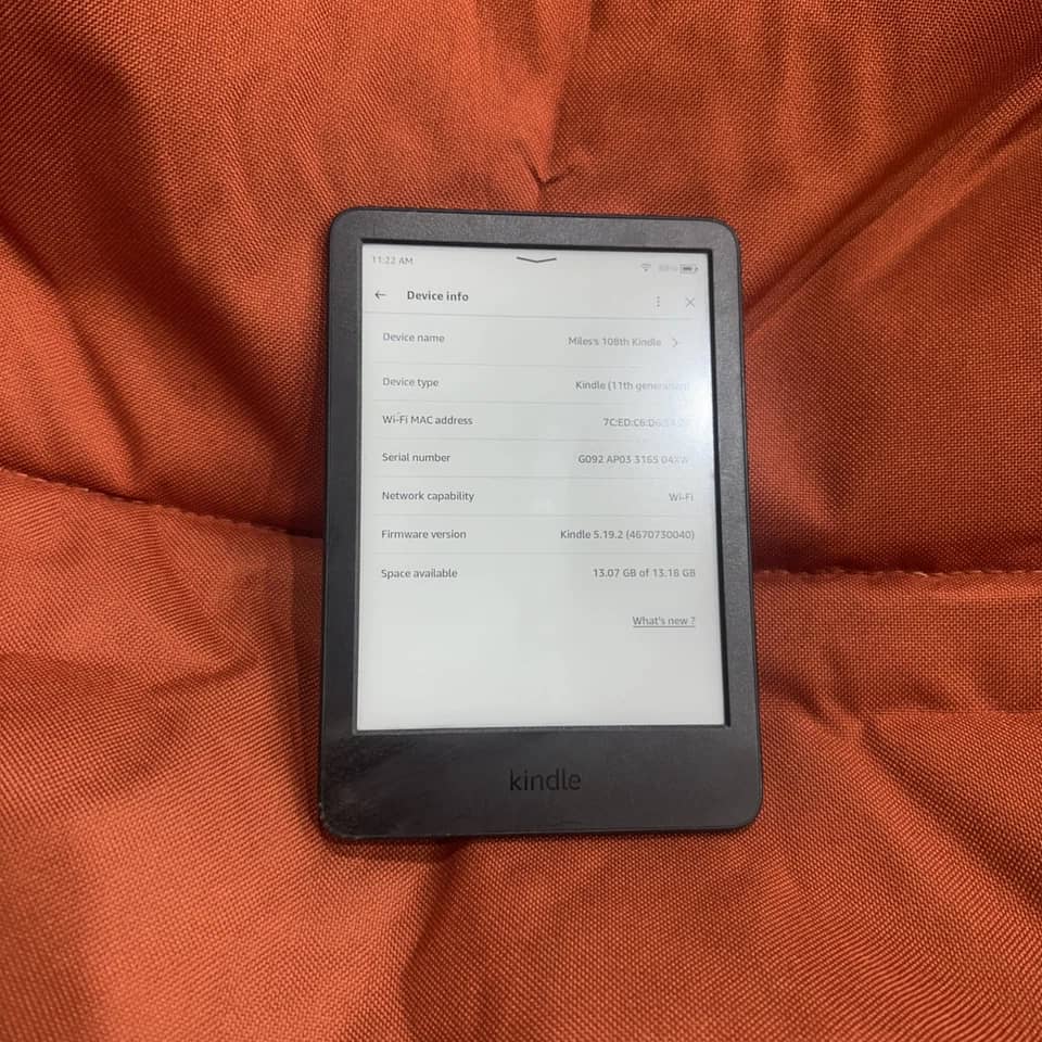 Amazon Kindle 11th Tablets Blue 16GB New