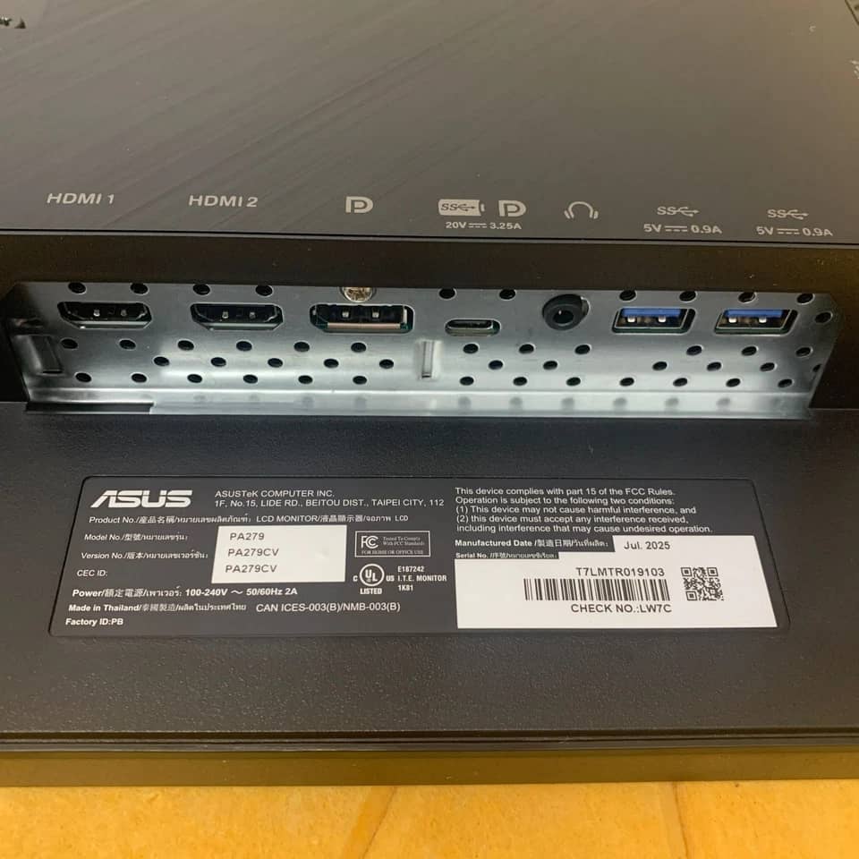 ASUS PA279CV Monitors For parts or not working