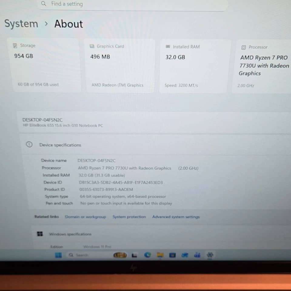 HP EliteBook 655 G10 Computers 512GB 16GB New