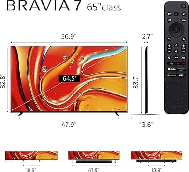 Sony bravia 7 TVs Black New