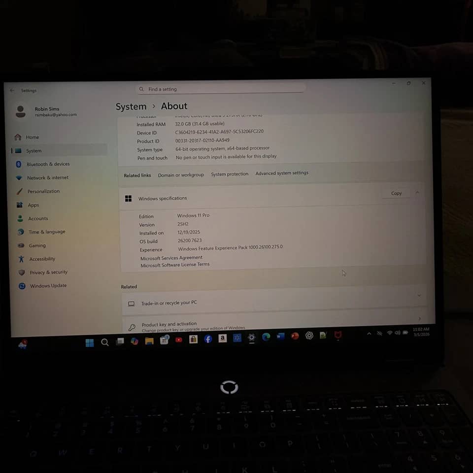 Lenovo 16IAX10 Computers 1TB 32GB Open-Box Excellent