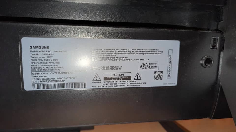 Samsung S90C TVs 77 inch New