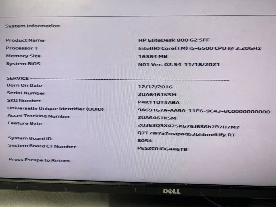 HP EliteDesk 800 G2 Computers 128GB Used - Good