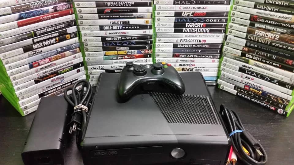 Microsoft XBOX 360 E Video Game Consoles Black 4GB New