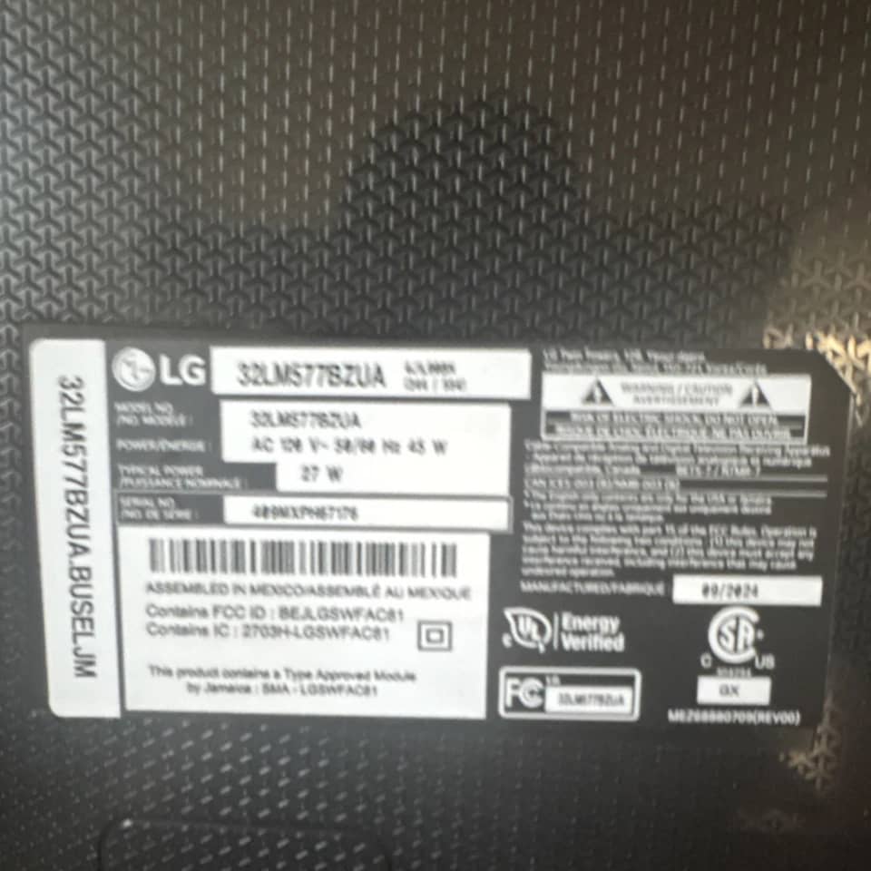 LG 32LM577BZUA TVs New