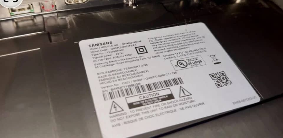 Samsung QN90F TVs 43 inch New