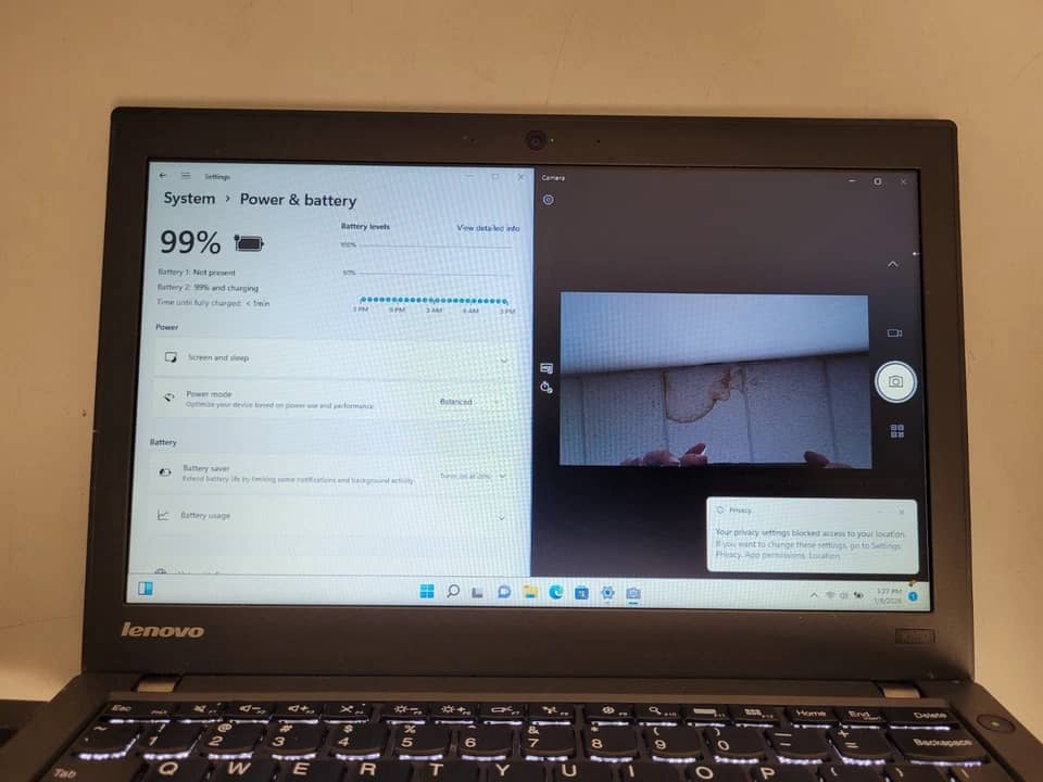 Lenovo ThinkPad X250 Computers 128GB 8GB Used - Good