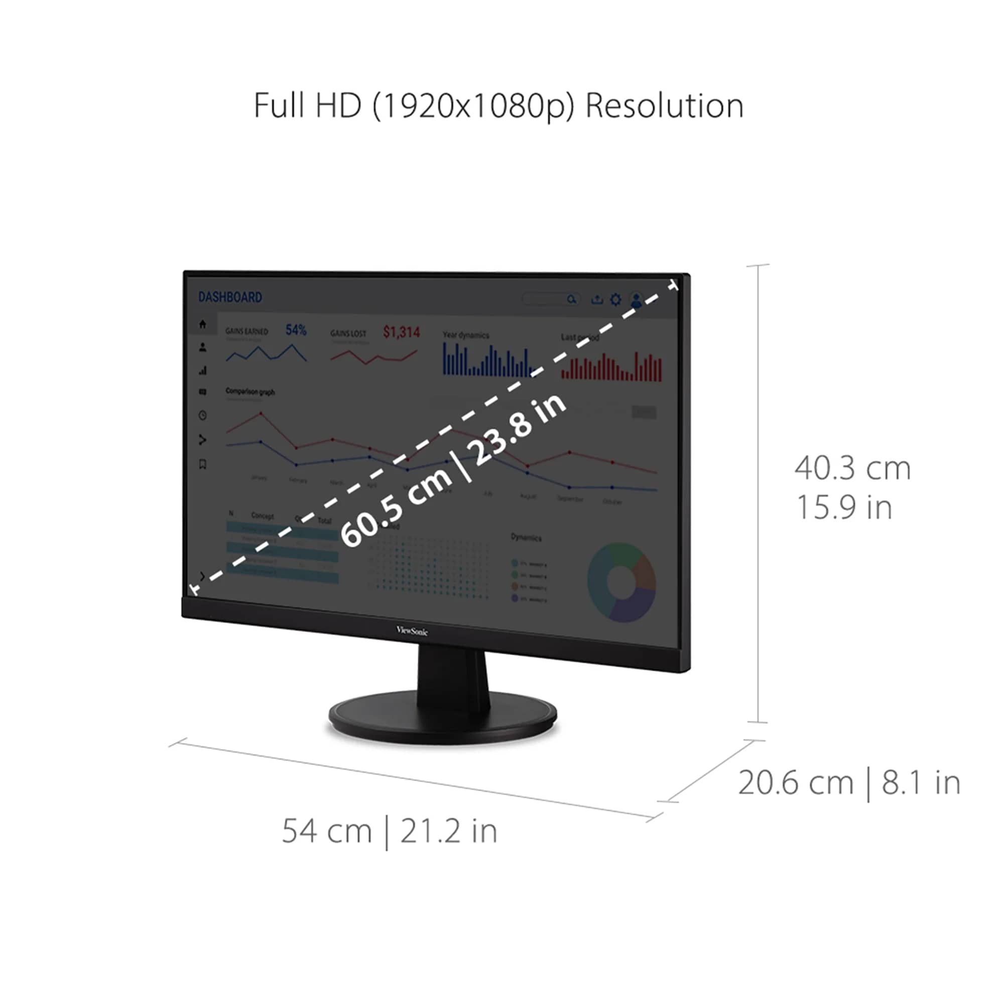 ViewSonic VA2447-MHU Monitors New