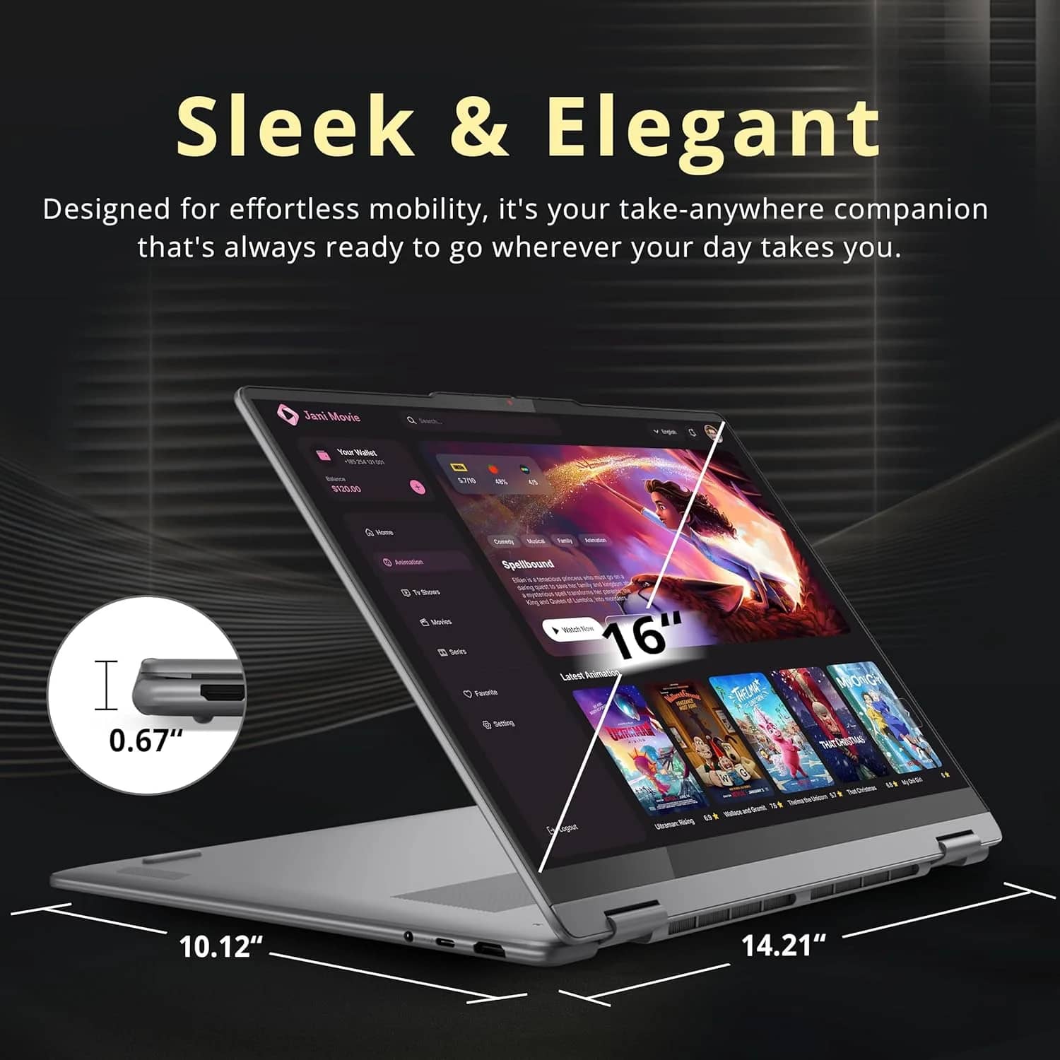 Lenovo Yoga 7i 2-in-1 16" 2K Touchscreen Laptop Computers 1TB 16GB New