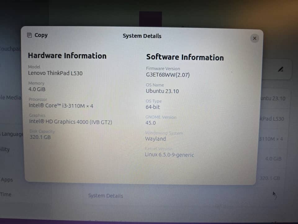 Lenovo ThinkPad L530 Computers 500GB 4GB Used - Good