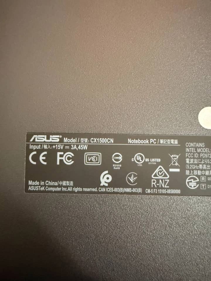 ASUS Chromebook CX1500 Computers New 64GB 4GB