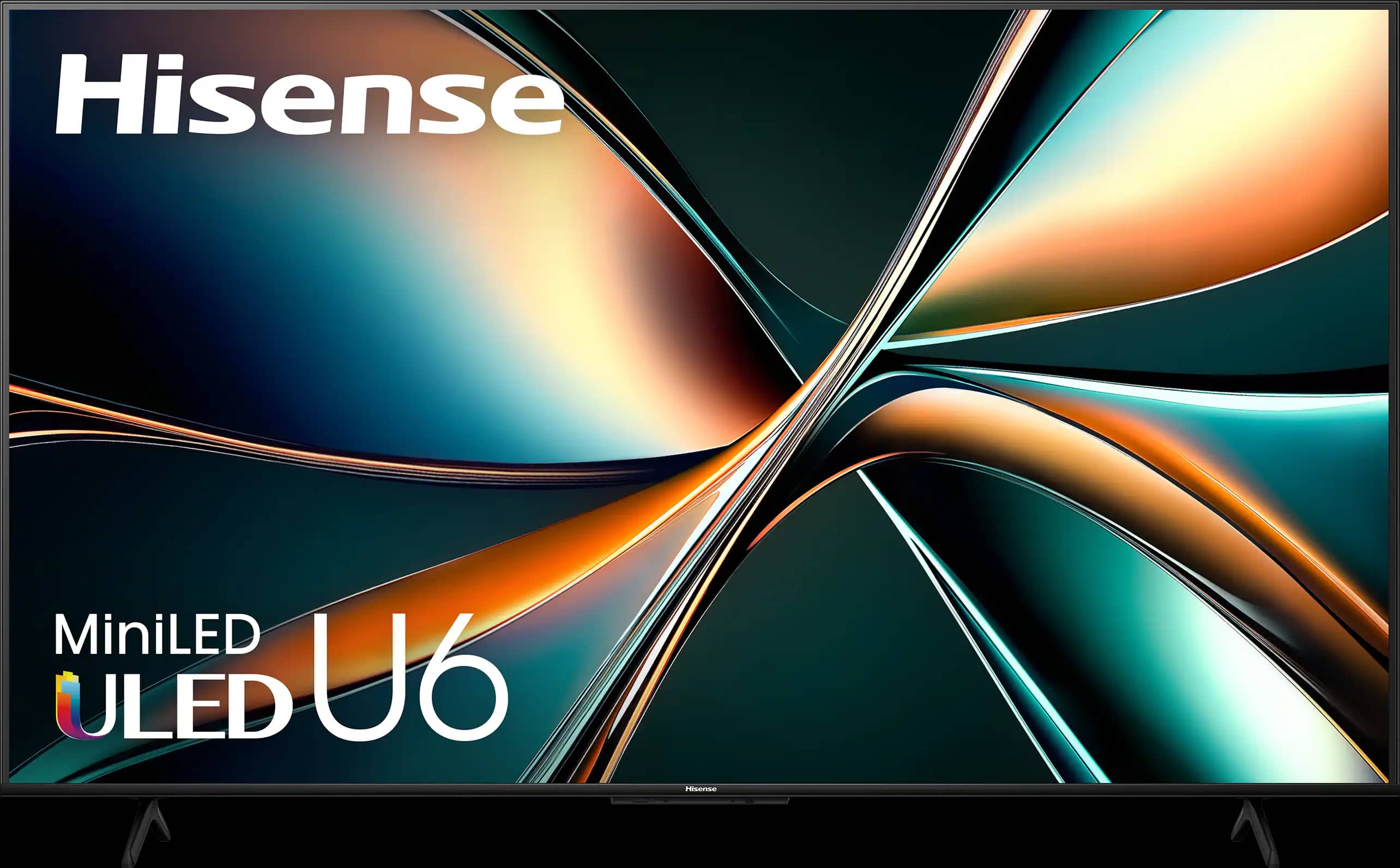 Hisense U6N TVs Black New