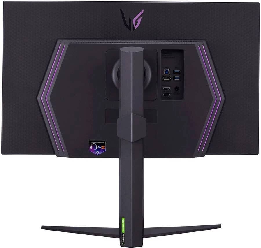 LG 27GR93U Monitors Used - Good Black