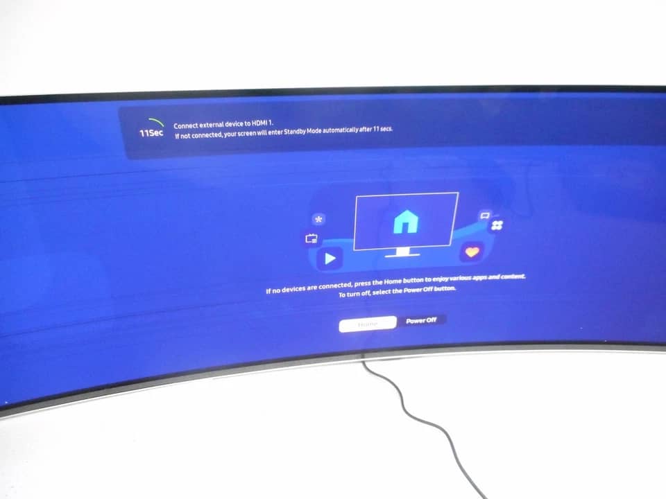 Samsung G9 Monitors Black For parts or not working