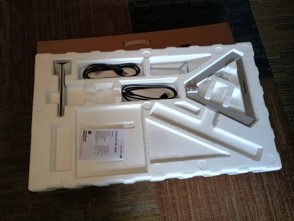 ViewSonic VX3276-4K-MHD Monitors Silver New