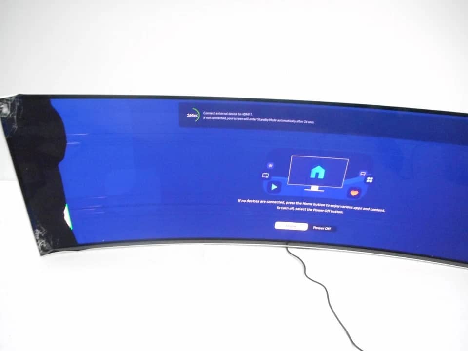 Samsung G9 Monitors Black For parts or not working