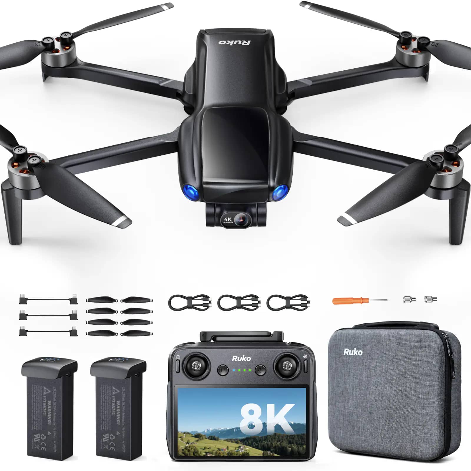 Ruko U11MINI 4K Quadcopters & Multirotors Black Drone Only New