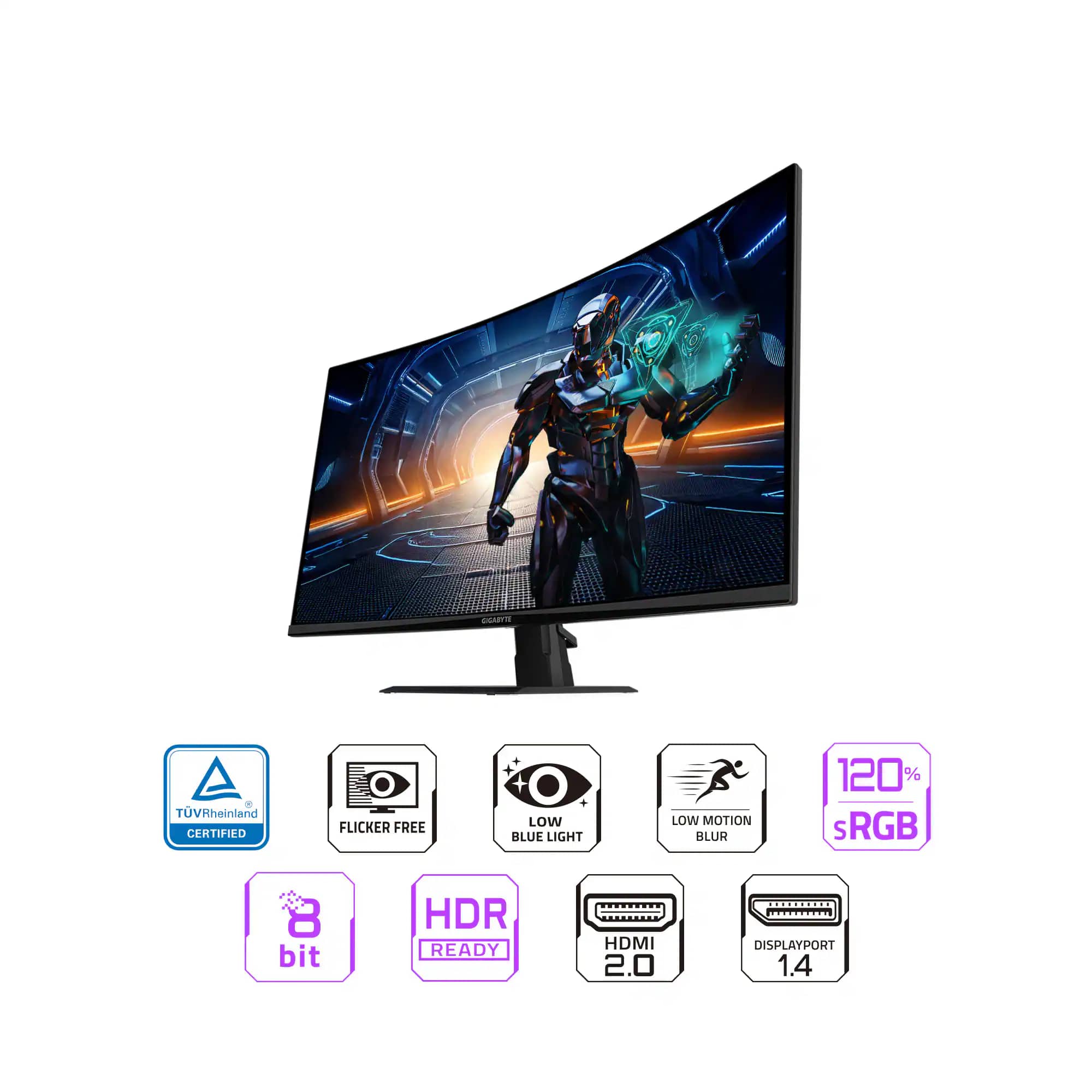 GIGABYTE GS32QCA Monitors New