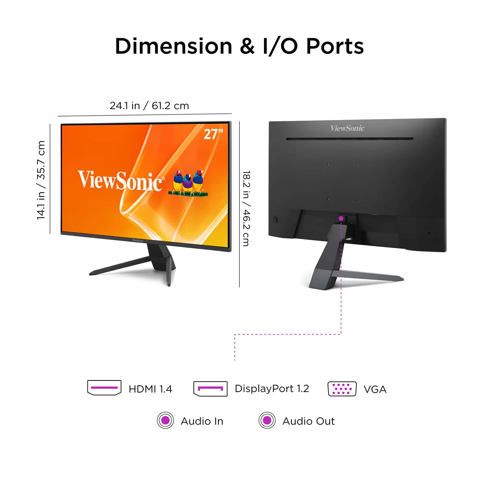 ViewSonic VX2770-MHD Monitors New