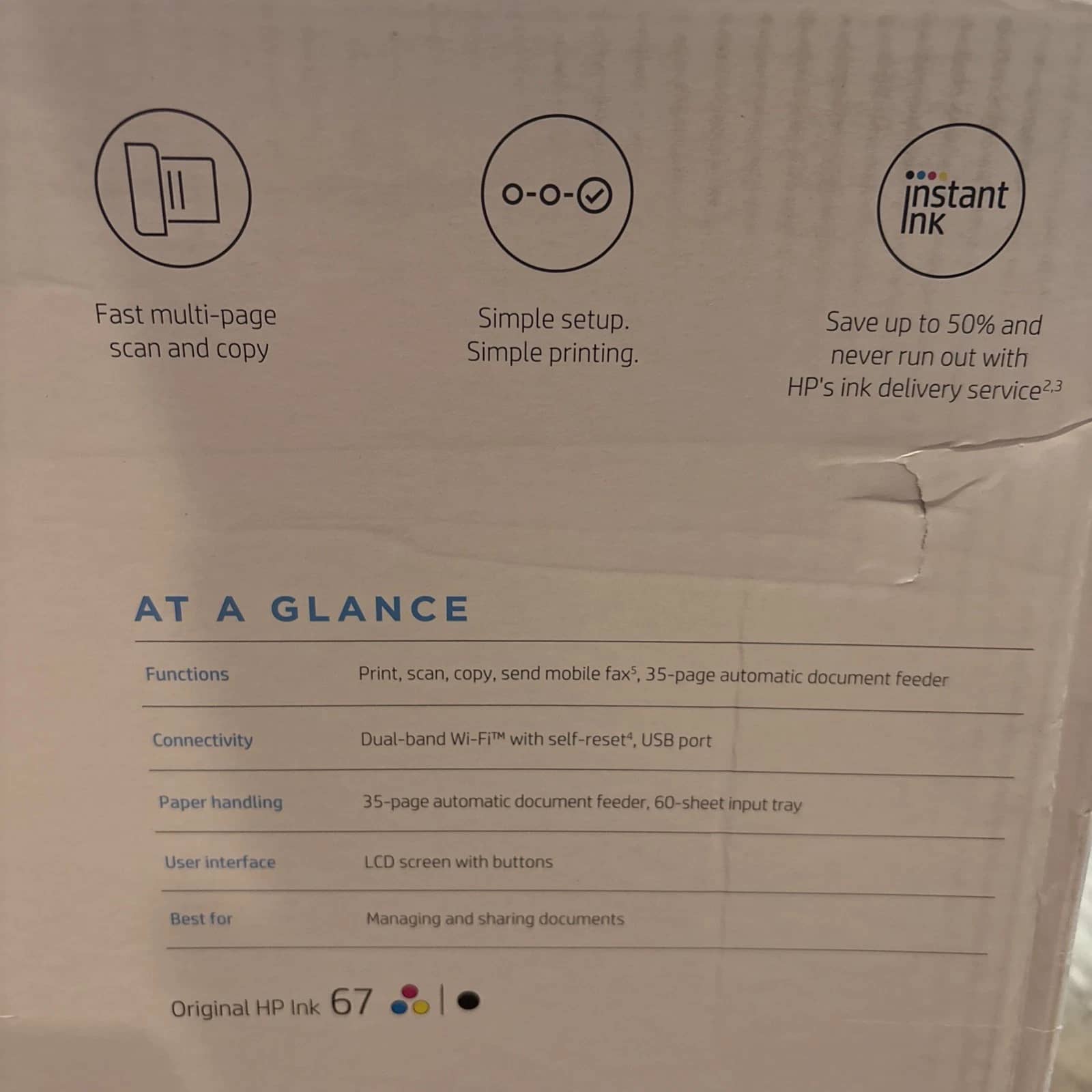 HP HP DeskJet Plus 4155 Printers New