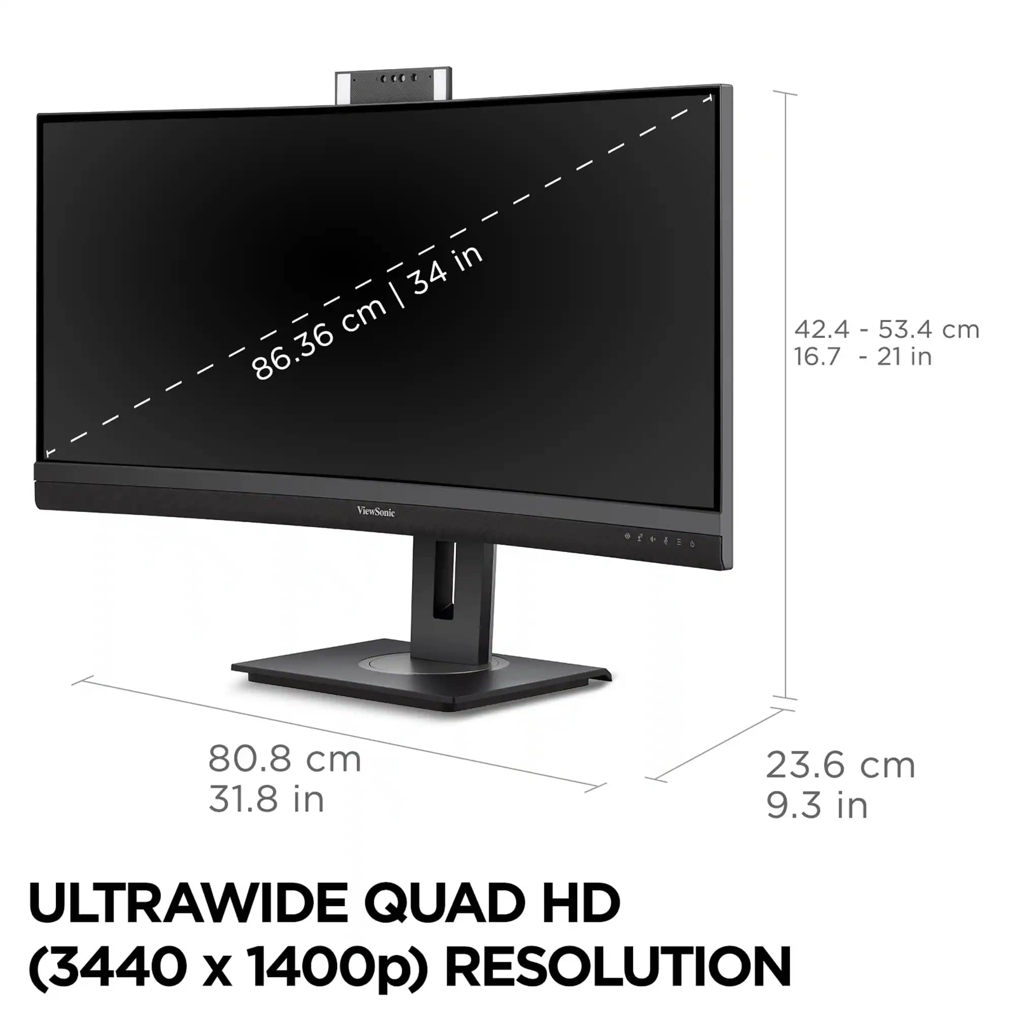 ViewSonic VG3457CV Monitors New