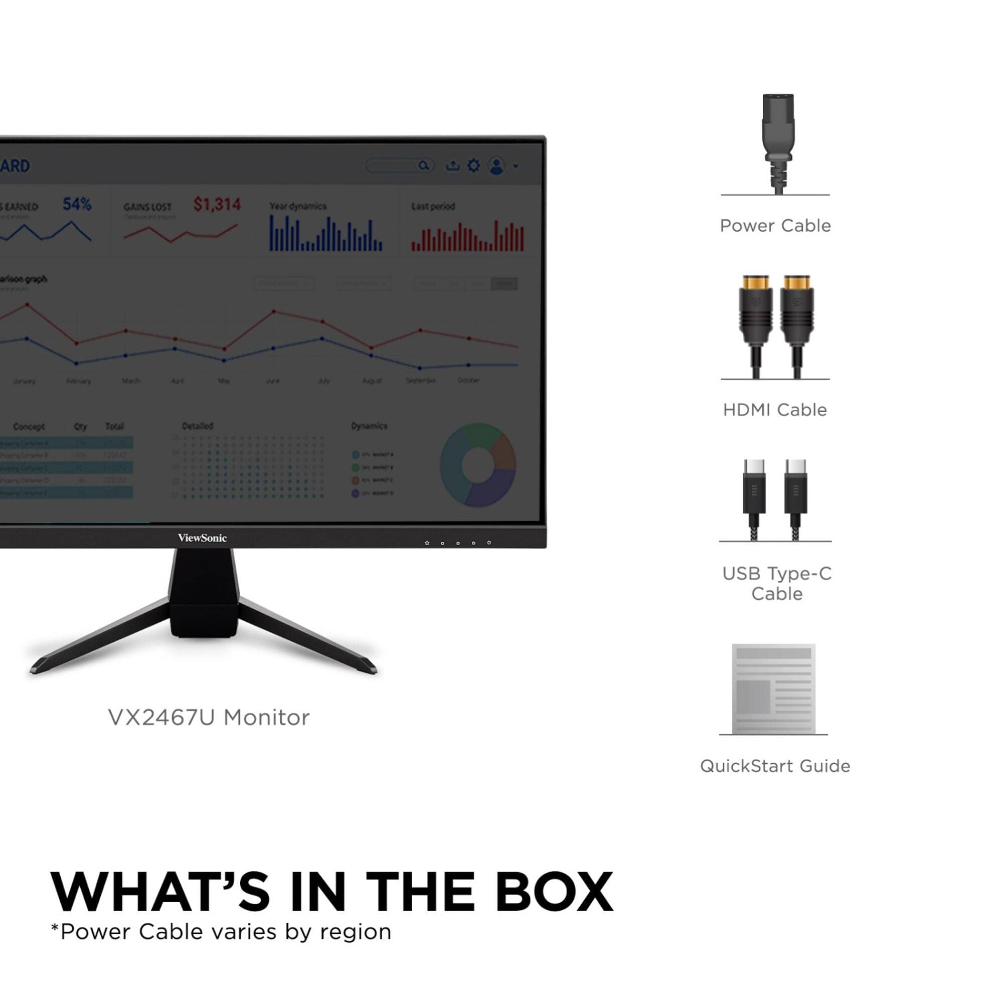 ViewSonic VX2467U Monitors New