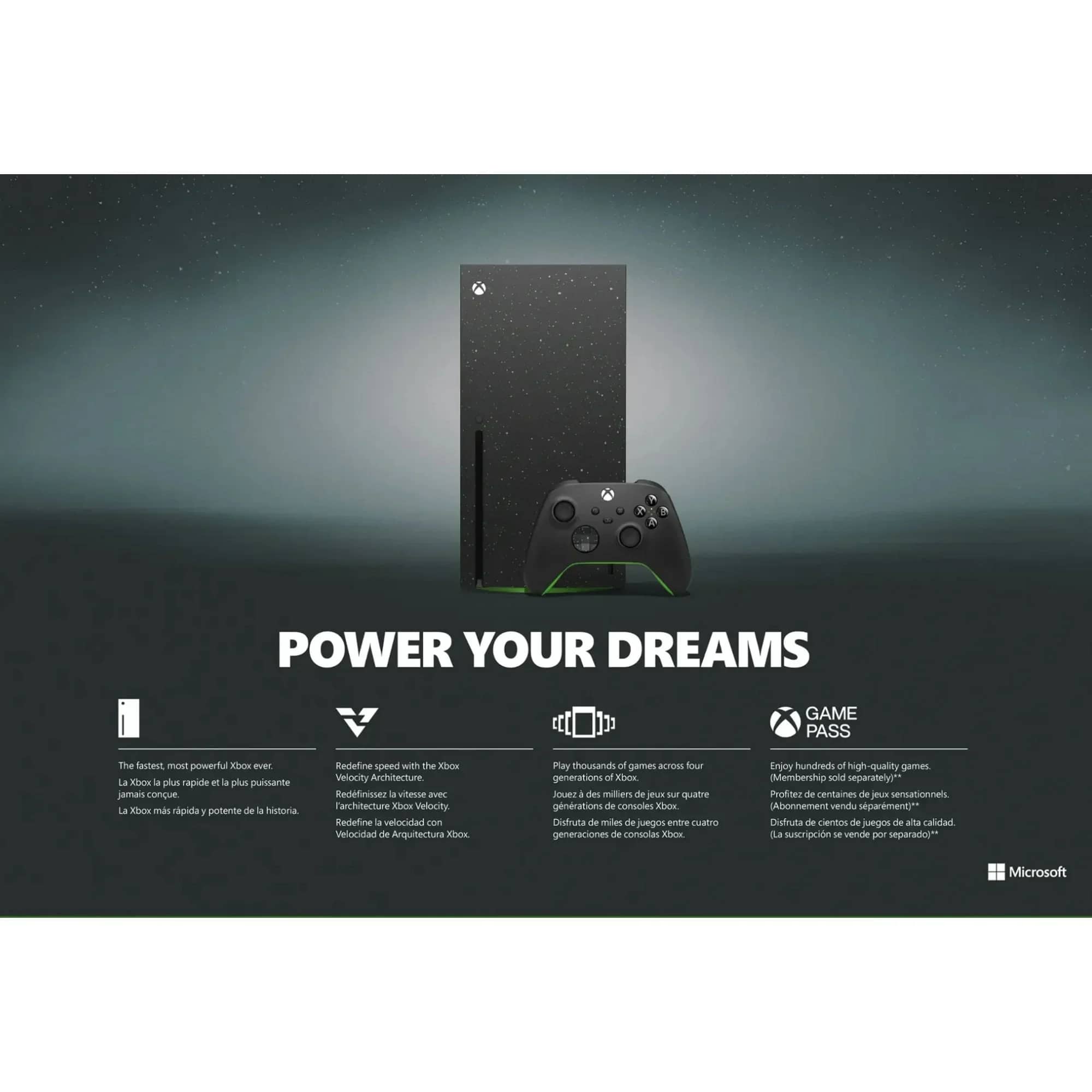Microsoft Xbox Series X 2TB Galaxy Black Video Game Consoles New