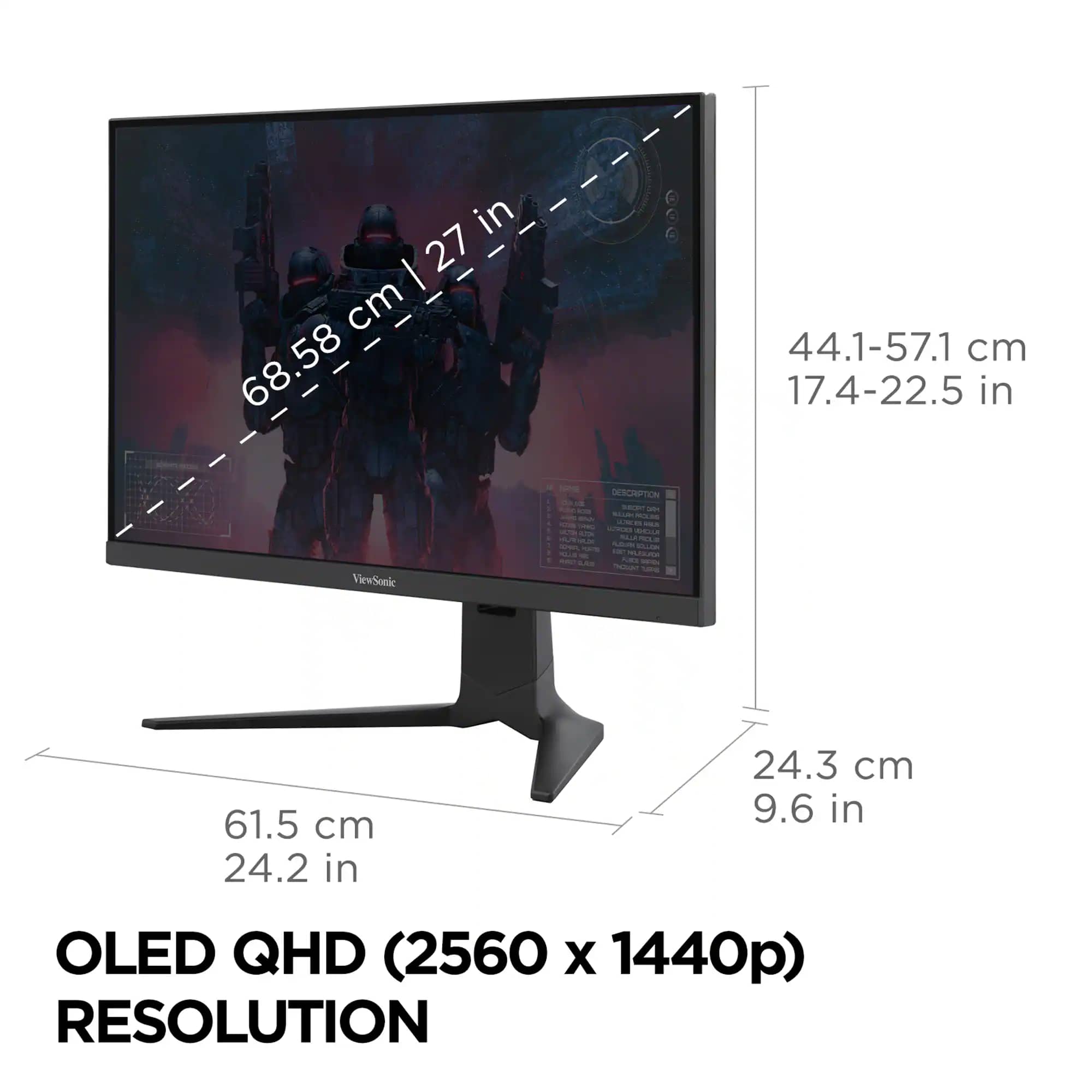 ViewSonic XG2736-2K Monitors New