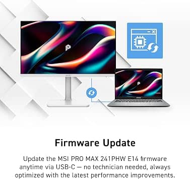 MSI PRO MAX 241PHW E14 Monitors New