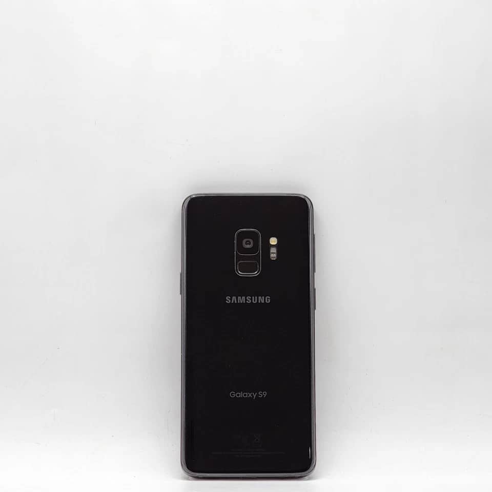 Samsung Galaxy S9 Cell Phones Black AT&T 64GB Refurbished - Acceptable