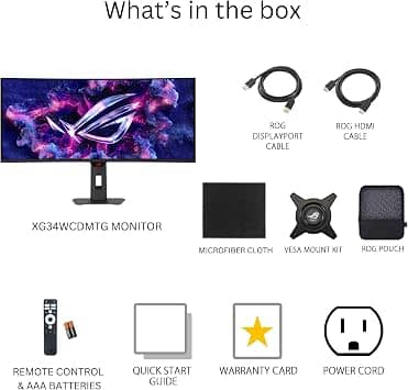 ASUS XG34WCDMTG Monitors New
