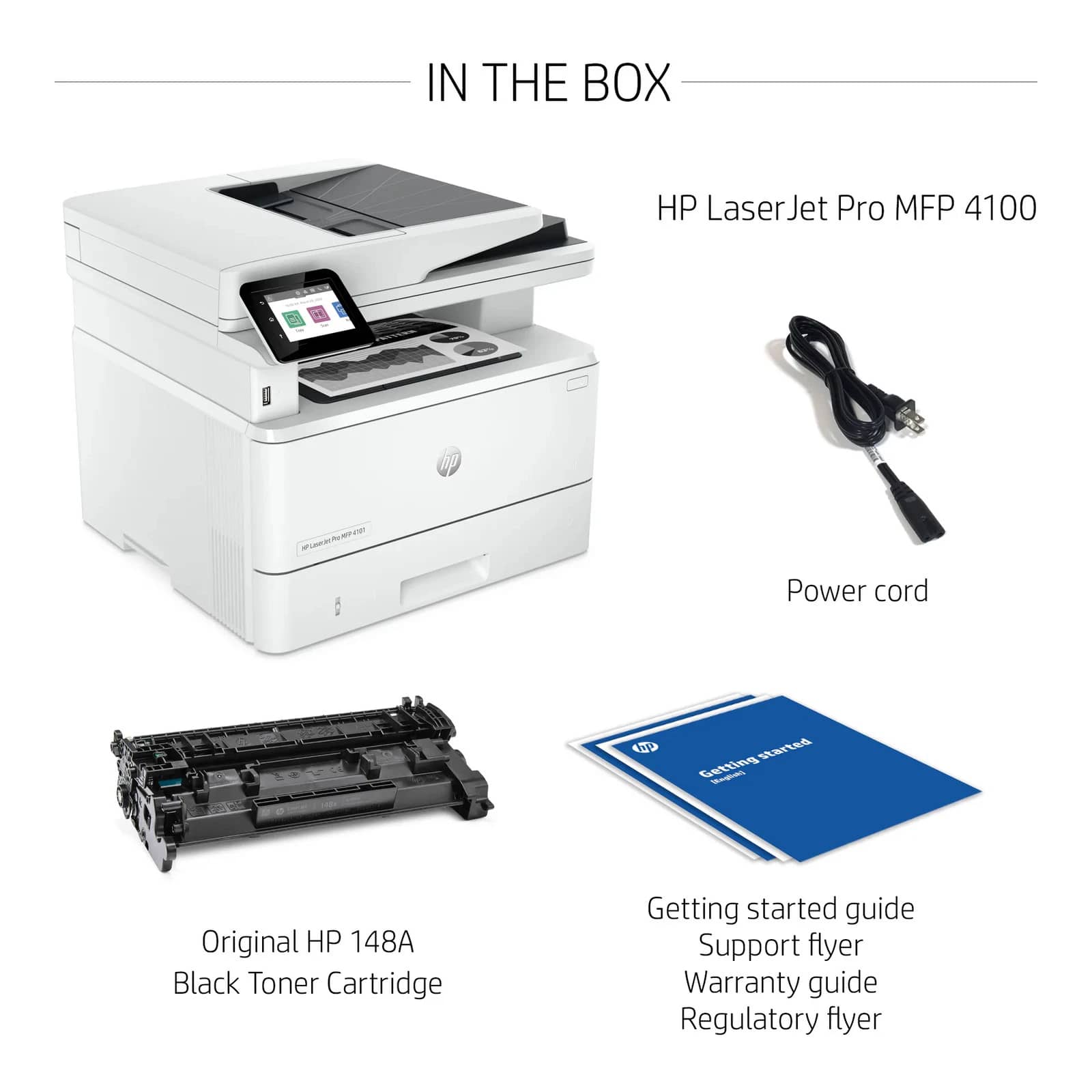 HP HP LaserJet Pro MFP 4101fdw Printer Printers New