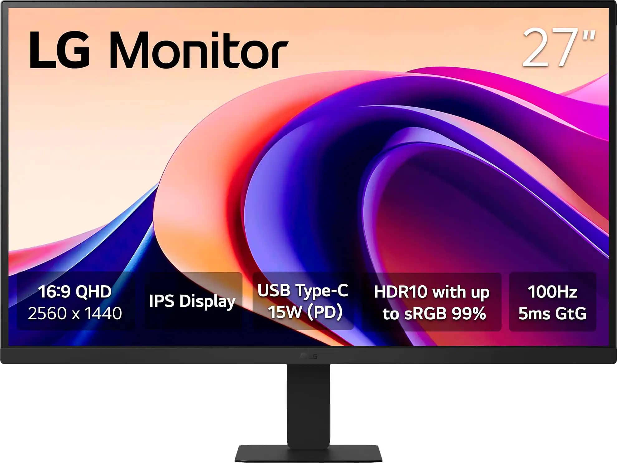 LG U631A-B Monitors New 27"