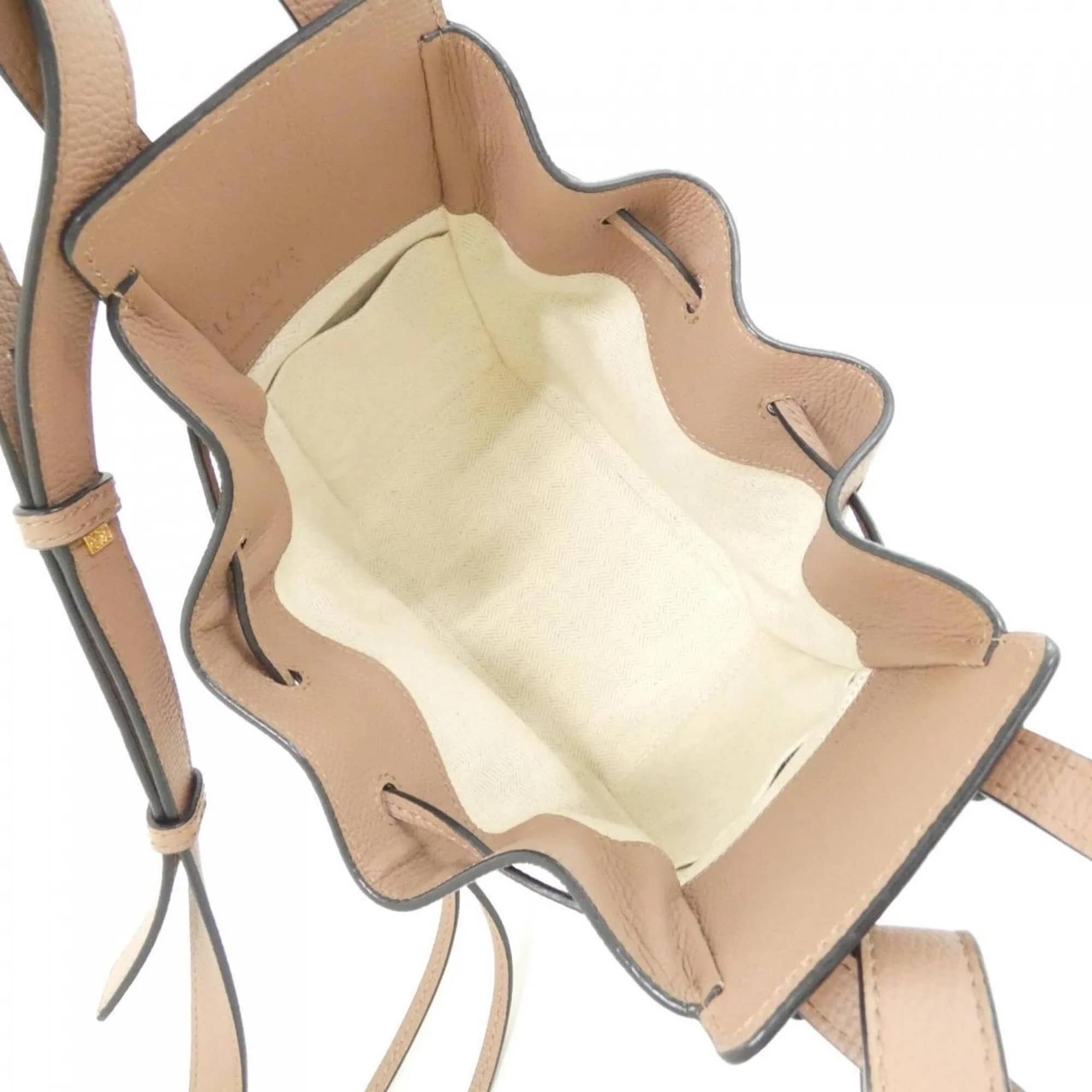 Loewe Hammock Women's bags Compact Beige Calfskin Used - Good